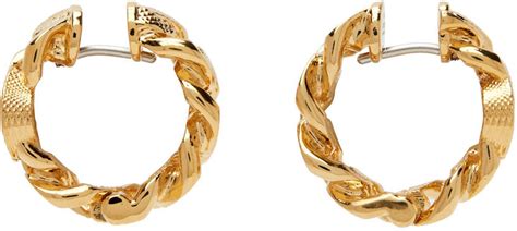 interlocking g earrings gucci|Gucci double g hoop earrings.